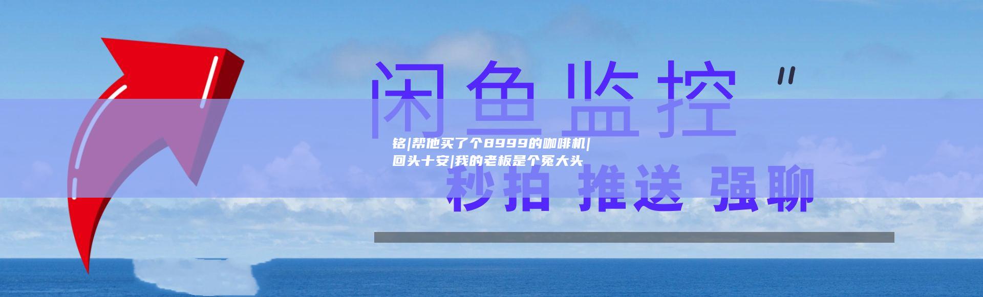 铭|帮他买了个8999的咖啡机|回头十安|我的老板是个冤大头