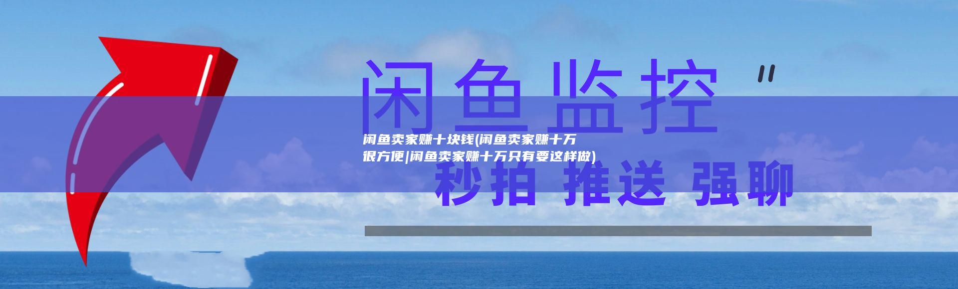 闲鱼卖家赚十块钱 (闲鱼卖家赚十万很方便|闲鱼卖家赚十万只有要这样做)