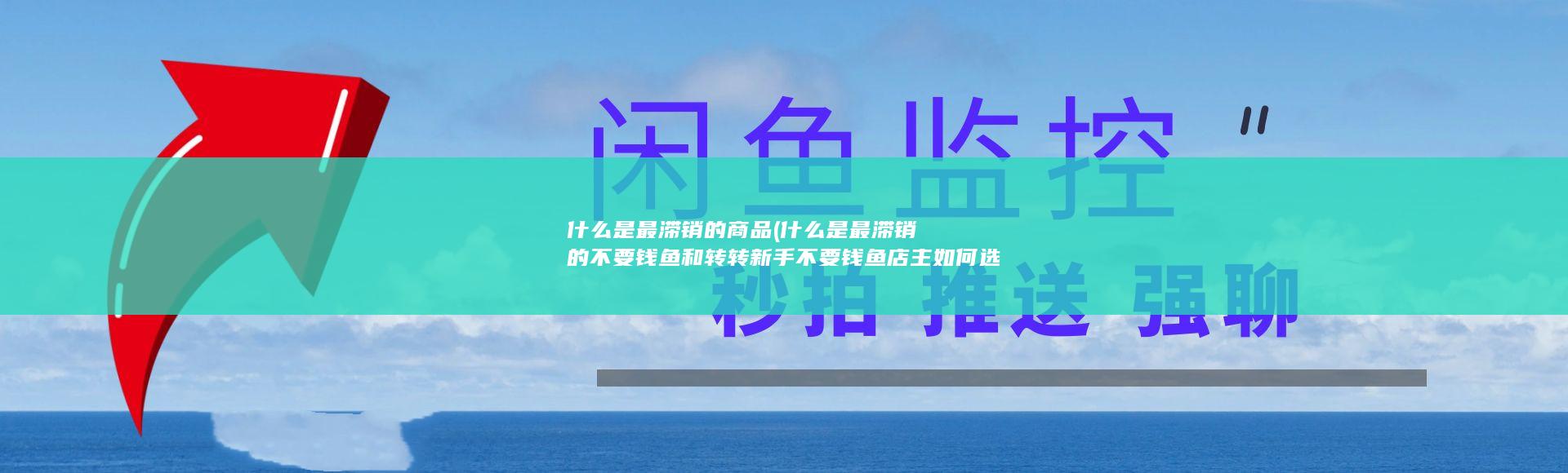 什么是最滞销的商品 (什么是最滞销的不要钱鱼和转转新手不要钱鱼店主如何选用)